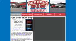 Desktop Screenshot of geeceestruckstop.com